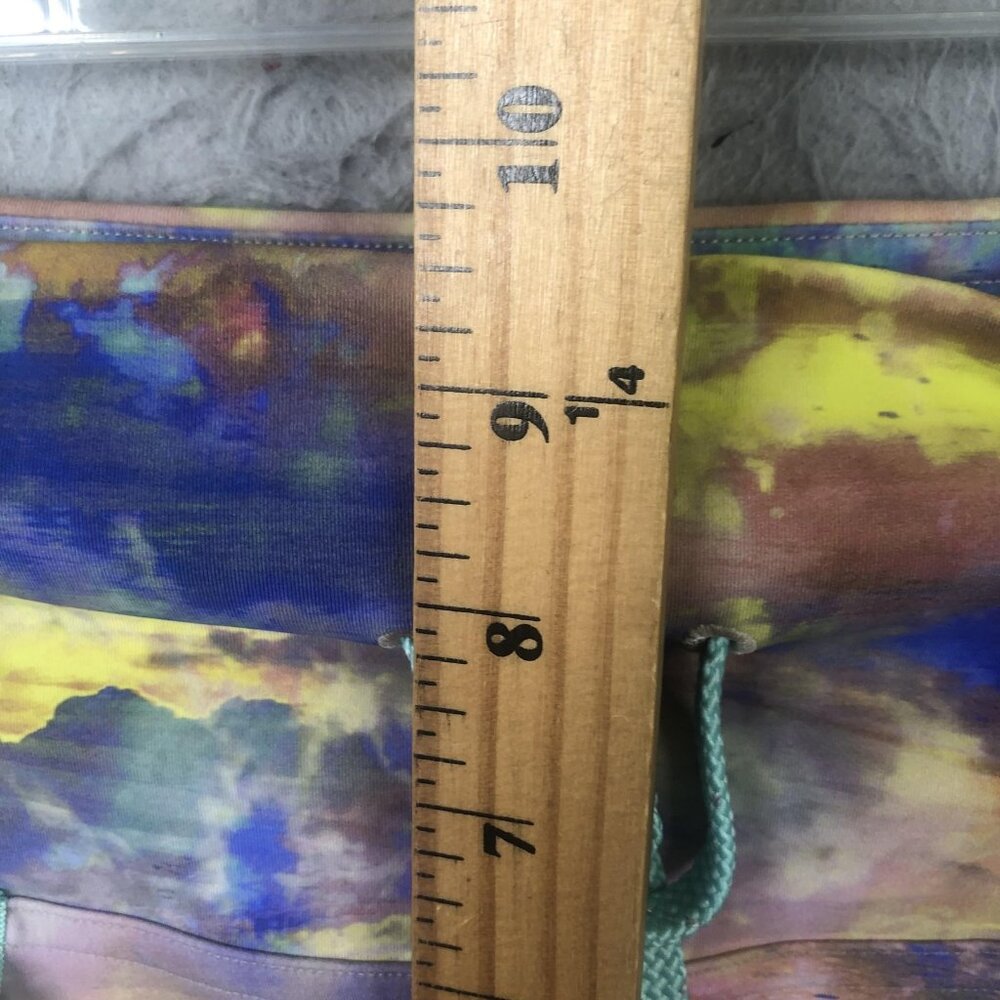 Lululemon Leggings Womens 6 Multicolor Tie Dye Cropped Zip Pockets Athleisure - Picture 7 of 16